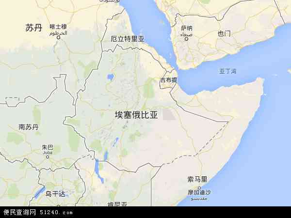 埃塞俄比亚地图 - 埃塞俄比亚电子地图 - 埃塞俄比亚高清地图 - 2024年埃塞俄比亚地图