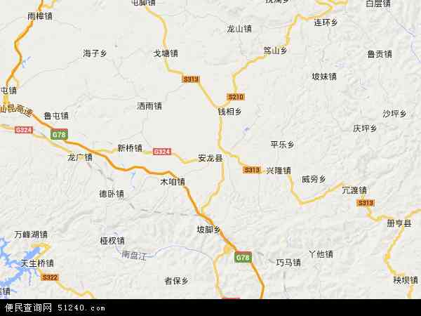 安龙县地图 - 安龙县电子地图 - 安龙县高清地图 - 2024年安龙县地图