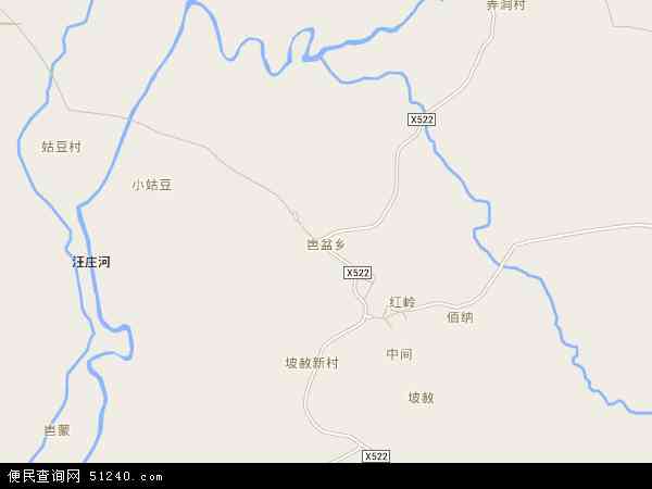 岜盆乡地图 - 岜盆乡电子地图 - 岜盆乡高清地图 - 2024年岜盆乡地图