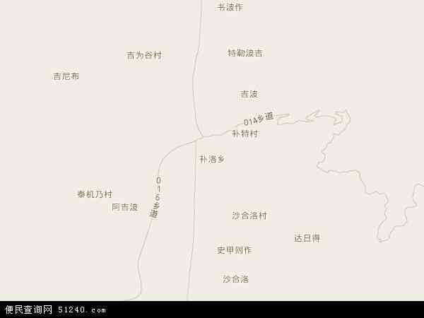 补洛乡地图 - 补洛乡电子地图 - 补洛乡高清地图 - 2024年补洛乡地图