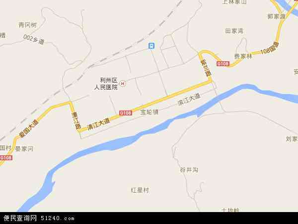 宝轮镇地图 - 宝轮镇电子地图 - 宝轮镇高清地图 - 2024年宝轮镇地图