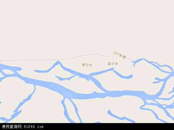 茶尔乡地图 - 茶尔乡电子地图 - 茶尔乡高清地图 - 2024年茶尔乡地图