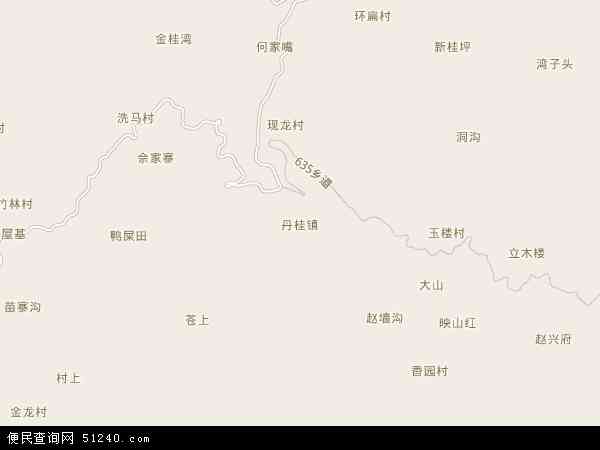 丹桂镇地图 - 丹桂镇电子地图 - 丹桂镇高清地图 - 2024年丹桂镇地图