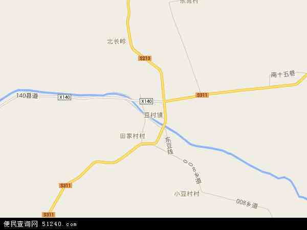 豆村镇地图 - 豆村镇电子地图 - 豆村镇高清地图 - 2024年豆村镇地图