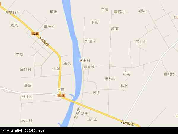 浮宫镇地图 - 浮宫镇电子地图 - 浮宫镇高清地图 - 2024年浮宫镇地图
