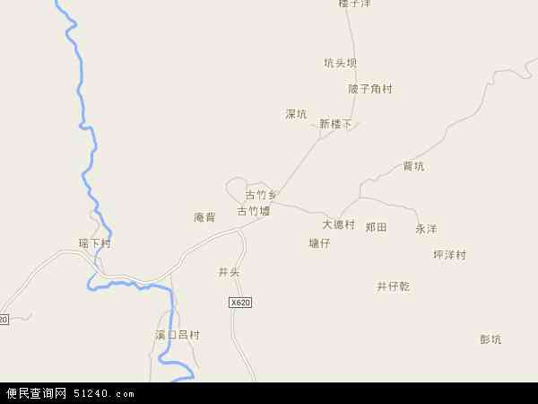 古竹乡地图 - 古竹乡电子地图 - 古竹乡高清地图 - 2024年古竹乡地图