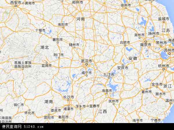 湖北省地图 - 湖北省电子地图 - 湖北省高清地图 - 2024年湖北省地图