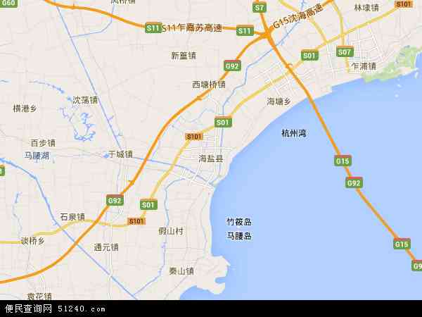 海盐县地图 - 海盐县电子地图 - 海盐县高清地图 - 2024年海盐县地图