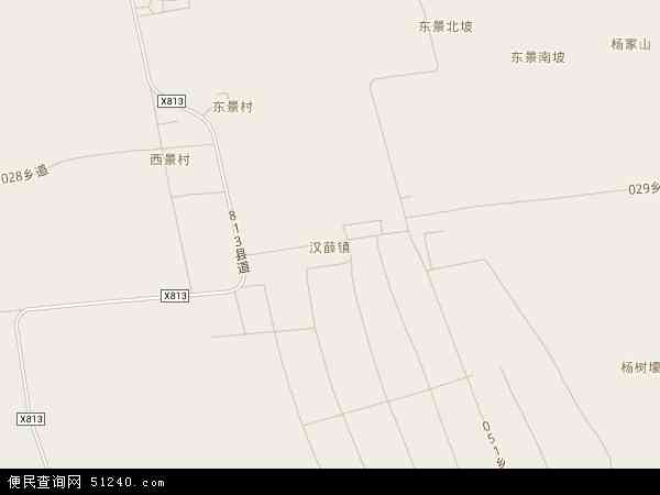 汉薛镇地图 - 汉薛镇电子地图 - 汉薛镇高清地图 - 2024年汉薛镇地图