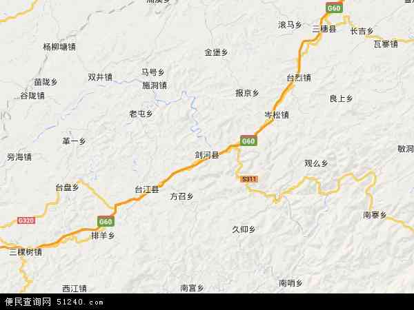 剑河县地图 - 剑河县电子地图 - 剑河县高清地图 - 2024年剑河县地图