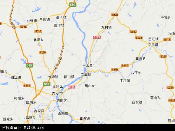 吉水县地图 - 吉水县电子地图 - 吉水县高清地图 - 2024年吉水县地图