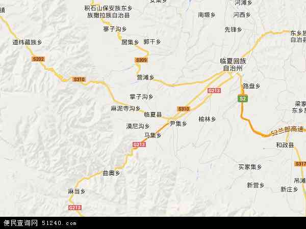 临夏县地图 - 临夏县电子地图 - 临夏县高清地图 - 2024年临夏县地图
