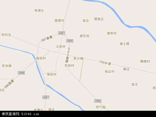 李兴镇地图 - 李兴镇电子地图 - 李兴镇高清地图 - 2024年李兴镇地图
