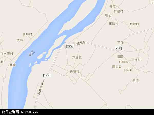 芦洲镇地图 - 芦洲镇电子地图 - 芦洲镇高清地图 - 2024年芦洲镇地图