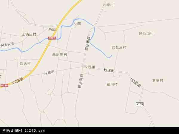 中国 山东省 济南市 平阴县 玫瑰镇 玫瑰镇卫星地图 本站收录有:2021
