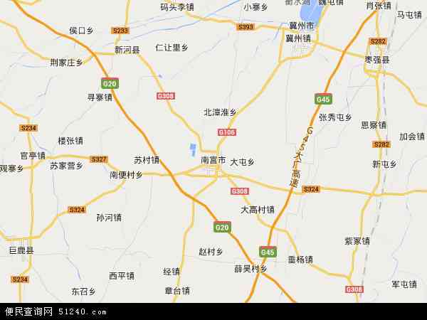 中国 河北省 邢台市 南宫市南宫市卫星地图 本站收录有:2021南宫市