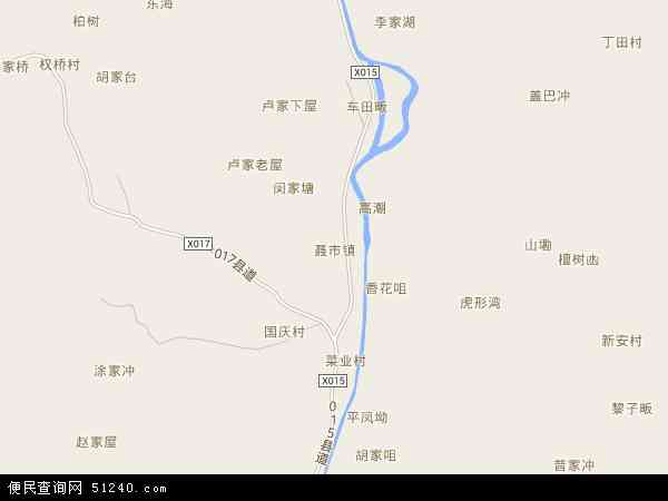 聂市镇地图 - 聂市镇电子地图 - 聂市镇高清地图 - 2024年聂市镇地图