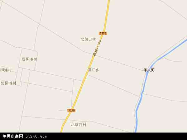蒲口乡地图 - 蒲口乡电子地图 - 蒲口乡高清地图 - 2024年蒲口乡地图