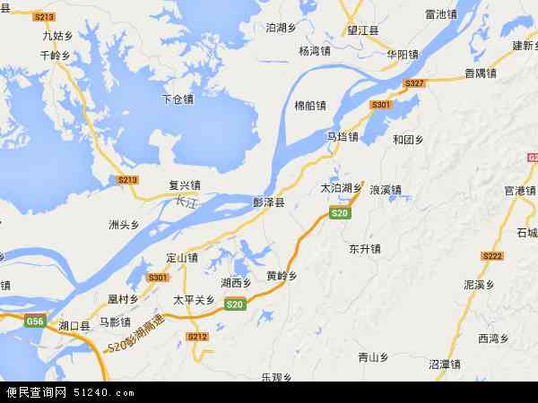 彭泽县地图 - 彭泽县电子地图 - 彭泽县高清地图 - 2024年彭泽县地图