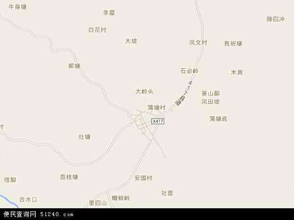 蒲塘镇地图 - 蒲塘镇电子地图 - 蒲塘镇高清地图 - 2024年蒲塘镇地图