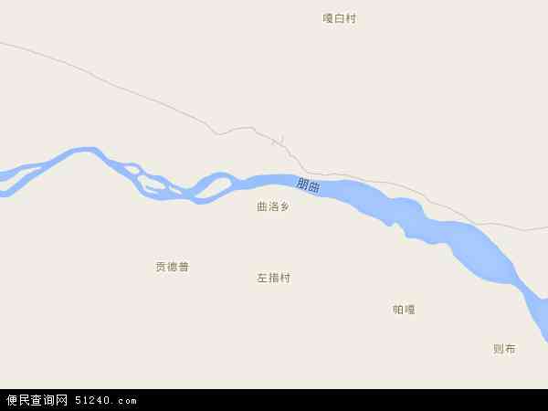 曲洛乡地图 - 曲洛乡电子地图 - 曲洛乡高清地图 - 2024年曲洛乡地图