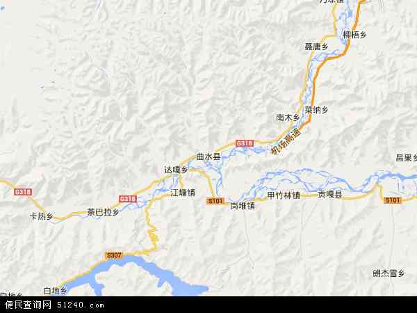 曲水县地图 - 曲水县电子地图 - 曲水县高清地图 - 2024年曲水县地图