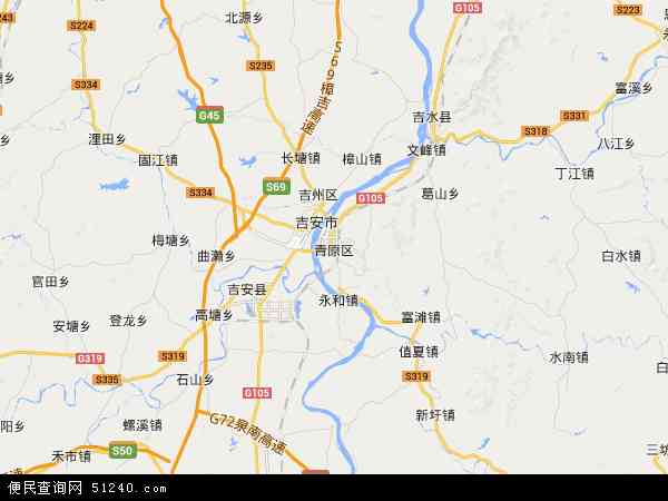 青原区地图 - 青原区电子地图 - 青原区高清地图 - 2024年青原区地图