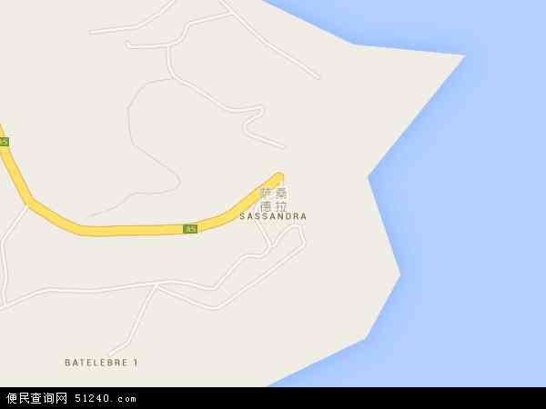 萨桑德拉地图 - 萨桑德拉电子地图 - 萨桑德拉高清地图 - 2024年萨桑德拉地图