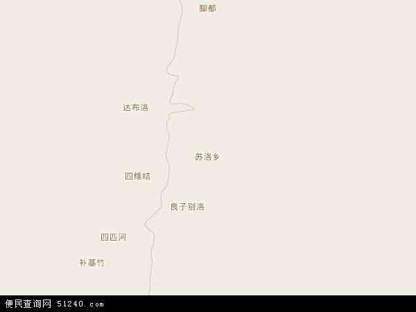 苏洛乡地图 - 苏洛乡电子地图 - 苏洛乡高清地图 - 2024年苏洛乡地图
