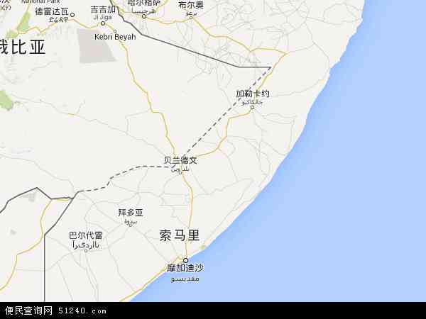 索马里地图 - 索马里电子地图 - 索马里高清地图 - 2024年索马里地图
