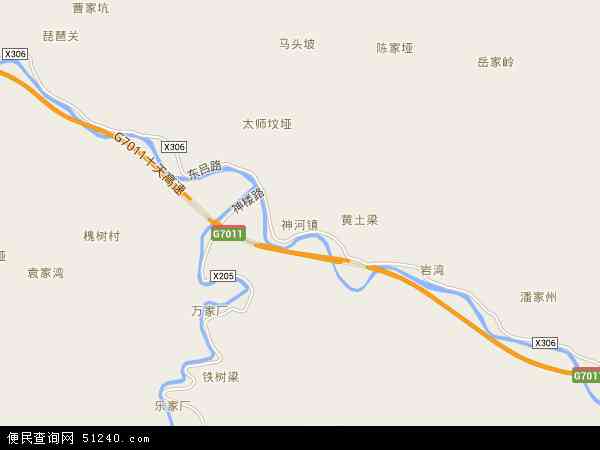 神河镇地图 - 神河镇电子地图 - 神河镇高清地图 - 2024年神河镇地图