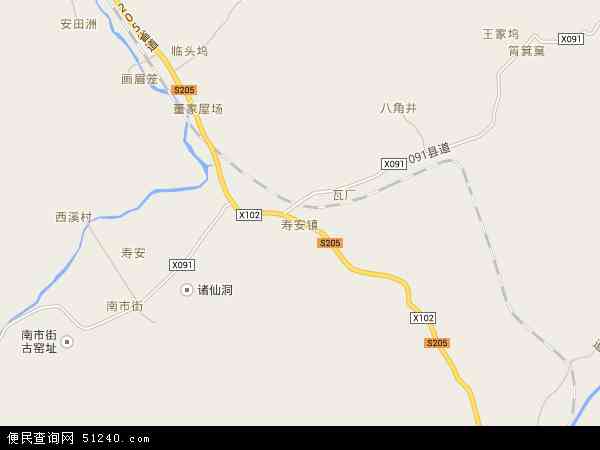 寿安镇地图 - 寿安镇电子地图 - 寿安镇高清地图 - 2024年寿安镇地图