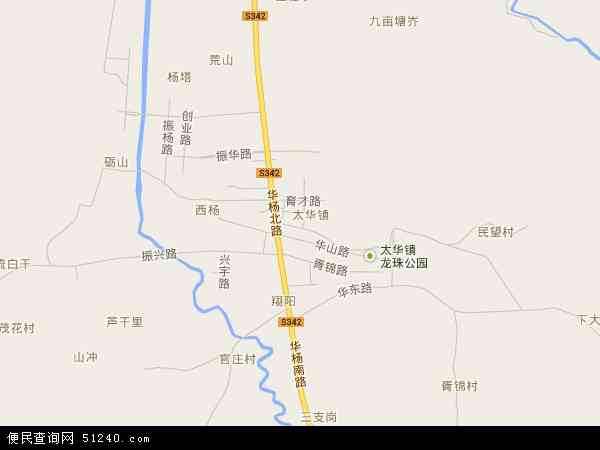太华镇地图 - 太华镇电子地图 - 太华镇高清地图 - 2024年太华镇地图