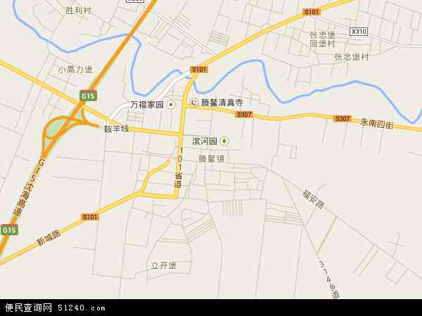 腾鳌镇地图 - 腾鳌镇电子地图 - 腾鳌镇高清地图 - 2024年腾鳌镇地图
