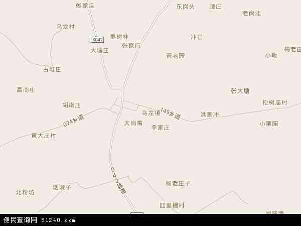 乌龙镇地图 - 乌龙镇电子地图 - 乌龙镇高清地图 - 2024年乌龙镇地图