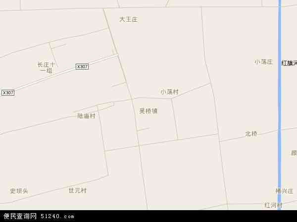 吴桥镇地图 - 吴桥镇电子地图 - 吴桥镇高清地图 - 2024年吴桥镇地图