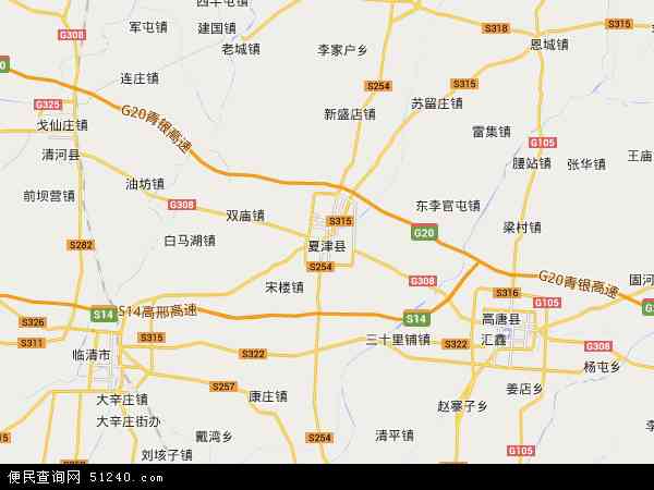 夏津县地图 - 夏津县电子地图 - 夏津县高清地图 - 2024年夏津县地图