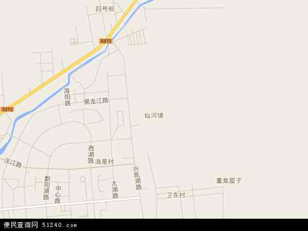 仙河镇地图 - 仙河镇电子地图 - 仙河镇高清地图 - 2024年仙河镇地图