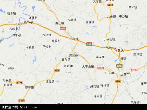 兴业县地图 - 兴业县电子地图 - 兴业县高清地图 - 2024年兴业县地图