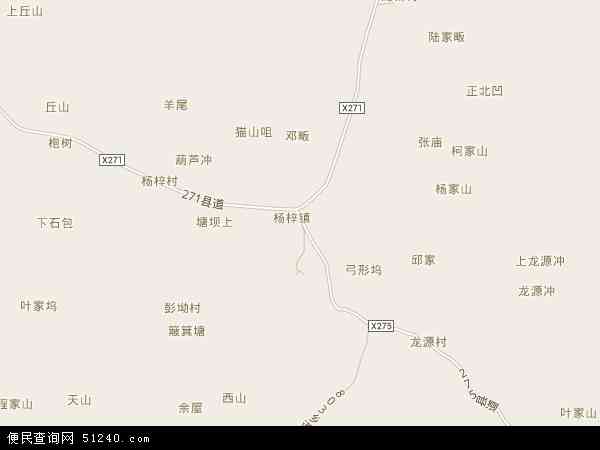 杨梓镇地图 - 杨梓镇电子地图 - 杨梓镇高清地图 - 2024年杨梓镇地图