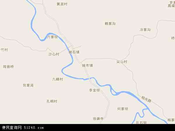 姚市镇地图 - 姚市镇电子地图 - 姚市镇高清地图 - 2024年姚市镇地图