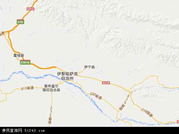 伊宁县地图 - 伊宁县电子地图 - 伊宁县高清地图 - 2024年伊宁县地图