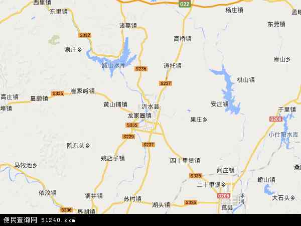 沂水县地图 - 沂水县电子地图 - 沂水县高清地图 - 2024年沂水县地图