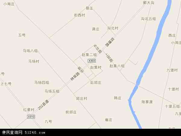 赵集镇地图 - 赵集镇电子地图 - 赵集镇高清地图 - 2024年赵集镇地图