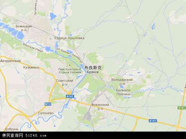 布良斯克地图 - 布良斯克电子地图 - 布良斯克高清地图 - 2024年布良斯克地图