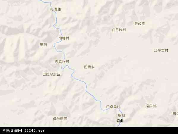巴青乡地图 - 巴青乡电子地图 - 巴青乡高清地图 - 2024年巴青乡地图