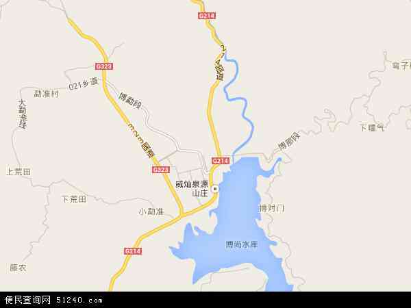 博尚镇地图 - 博尚镇电子地图 - 博尚镇高清地图 - 2024年博尚镇地图