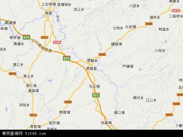 茶陵县地图 - 茶陵县电子地图 - 茶陵县高清地图 - 2024年茶陵县地图