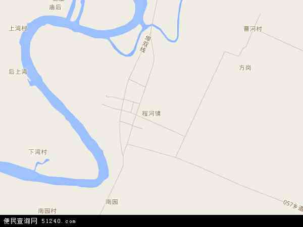 程河镇地图 - 程河镇电子地图 - 程河镇高清地图 - 2024年程河镇地图