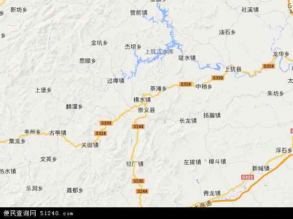 崇义县地图 - 崇义县电子地图 - 崇义县高清地图 - 2024年崇义县地图